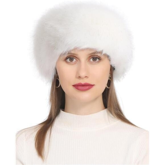 Winter Ear Warmer Headband for Women - Elastic Earmuff Style - Picture 3 of 7